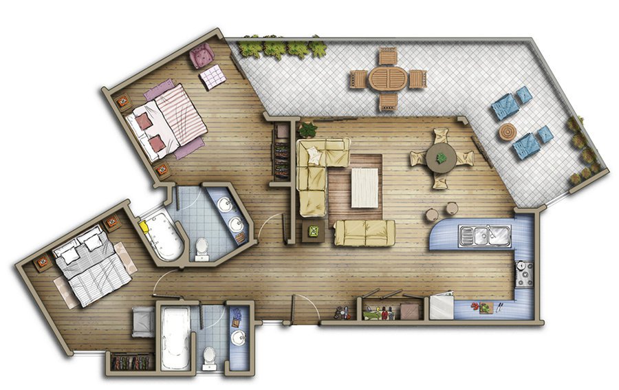 Le plan d'appartement